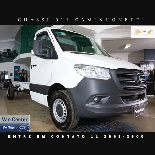 Carro Mercedes-Benz Sprinter 2022 CHASSI 314 CDI STREET C33B UP1