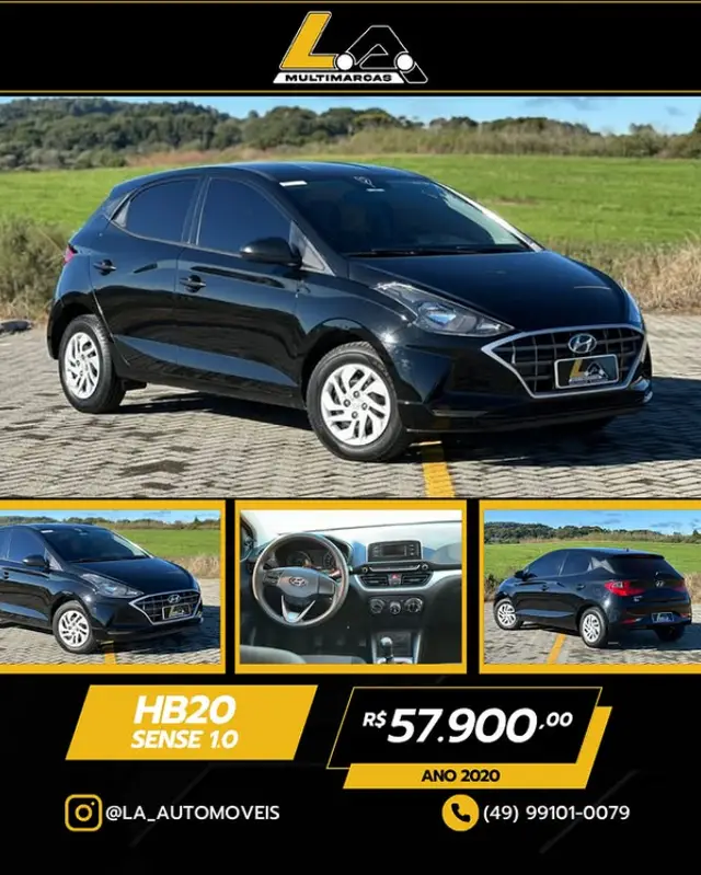 Carro Hyundai HB20 2020 1.0 Sense (Flex)