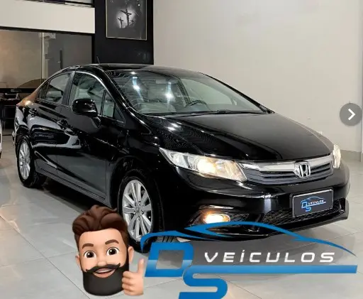Carro Honda Civic 2014 New  LXS 1.8 16V i-VTEC (Flex)