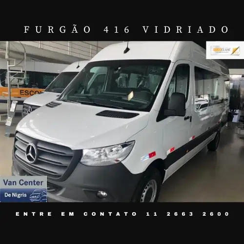 Carro Mercedes-Benz Sprinter 2022 FURGAO 416 CDI  F43A UP5