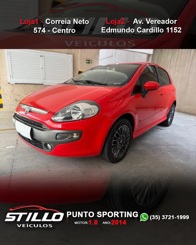 Carro Fiat Punto 2014 Sporting 1.8 16V (Flex)