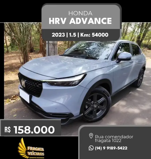 Carro Honda HR-V 2023 Advance 1.5 Turbo
