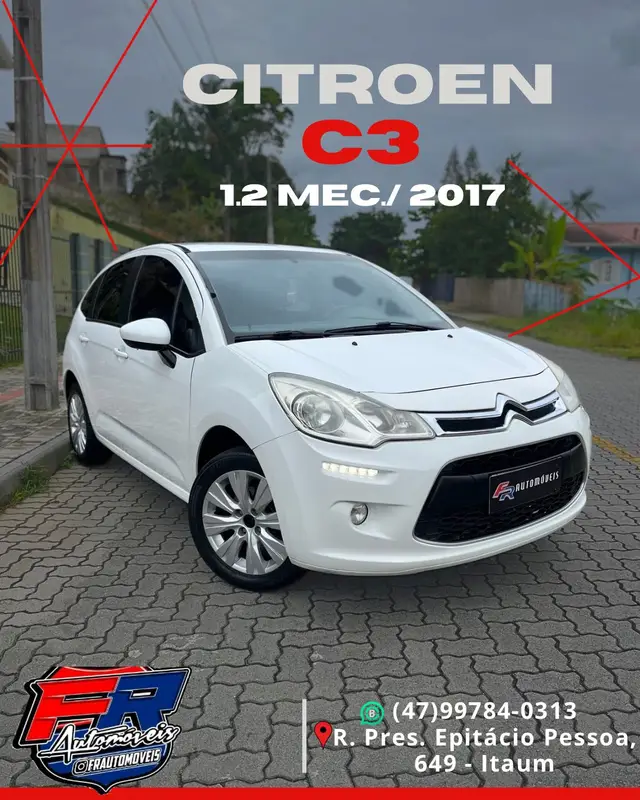 Carro Citroën C3 2017 Style Edition 1.6 Flex 16V Aut.