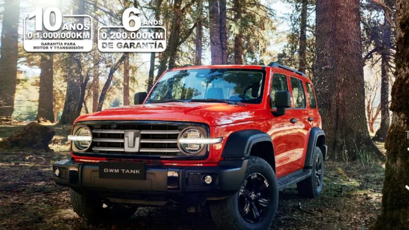 GWM Tank 300 chega a Argentina com garantia de 1 milhão de km