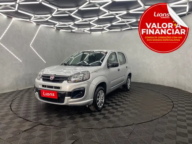 Carro Fiat Uno 2021 Attractive 1.0