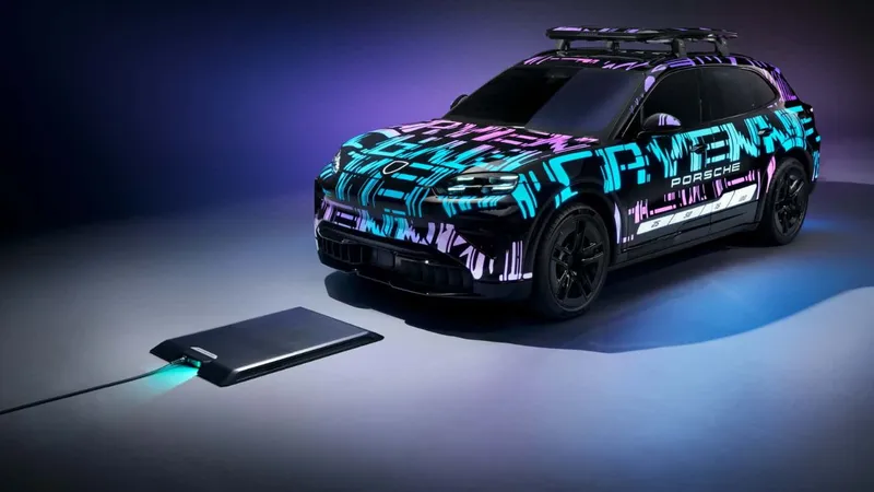 Porsche Cayenne elétrico vai carregar bateria sem precisar de cabo conectado