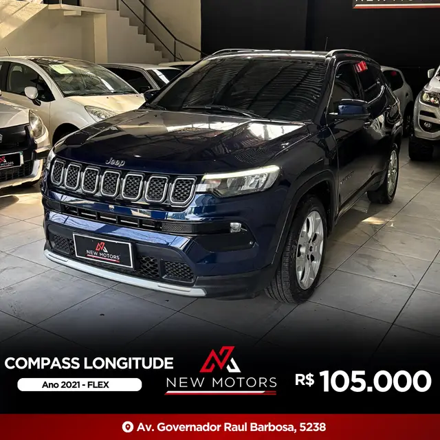Carro Jeep Compass 2021 2.0 Longitude 4x2 (Aut) (Flex)