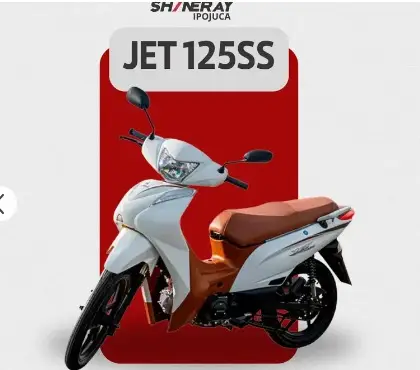 Moto Shineray JET 125SS 2025 Carburada