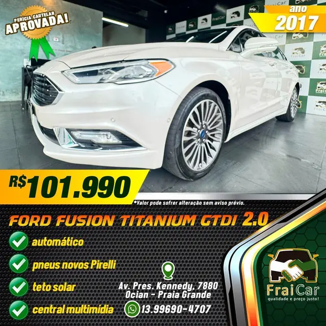 Carro Ford Fusion 2015 2.0 EcoBoost Titanium AWD (Aut)
