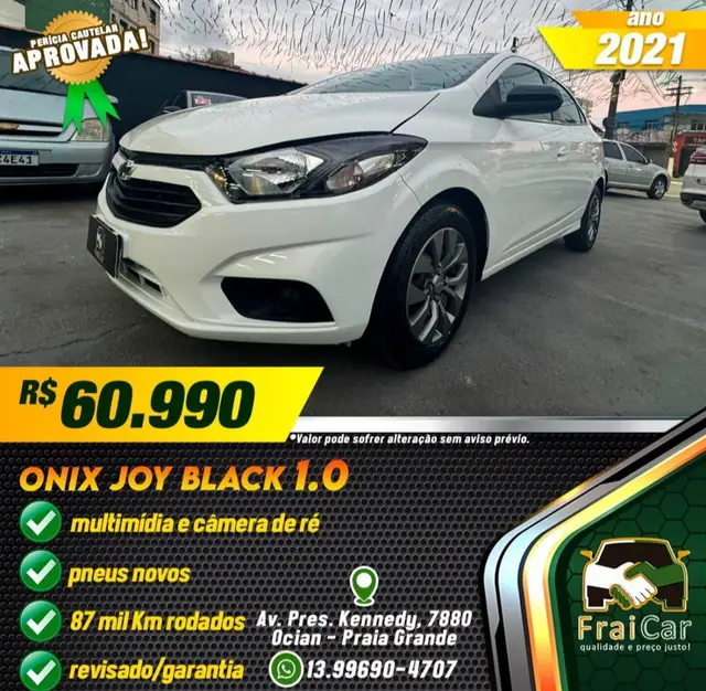 Carro Chevrolet Joy 2021 1.0 8V Black Edition (Flex)