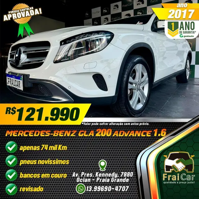 Carro Mercedes-Benz GLA 200 2017 GLA 200 1.6 Advance