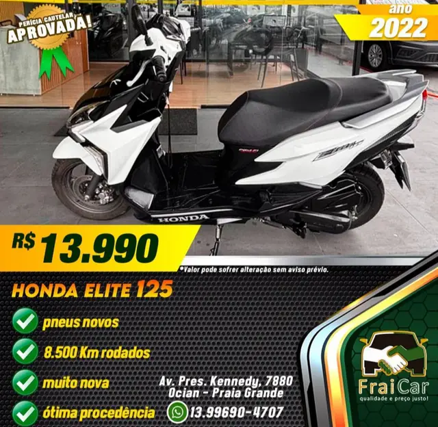 Moto Honda Elite 125 2022 CBS