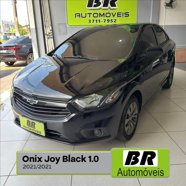 Carro Chevrolet Joy Plus 2021 Plus 1.0 8V Black Edition (Flex)