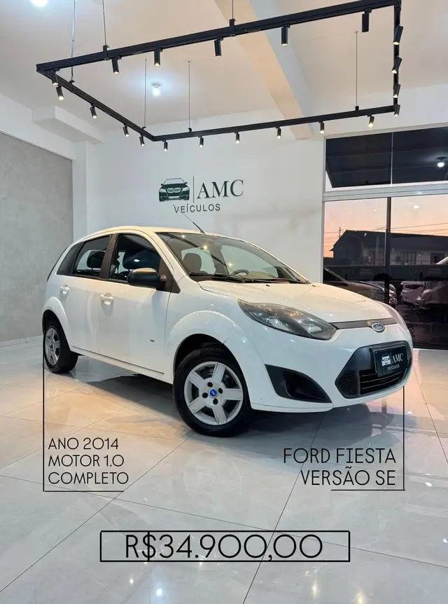 Carro Ford Fiesta Hatch 2014 S Rocam 1.0 (Flex)