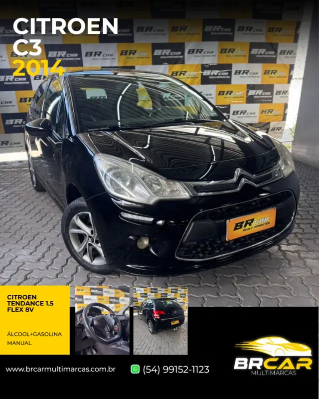 Carro Citroën C3 2014 Tendance 1.5 8V (Flex)