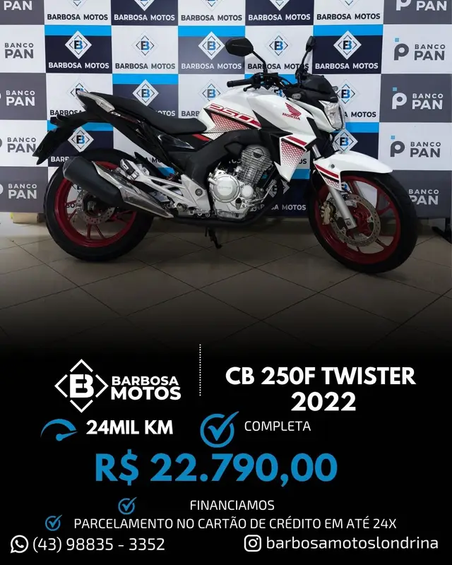 Moto Honda CB 250F Twister 2022 250F (CBS) tmp