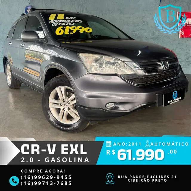 Carro Honda CR-V 2011 2.0 16V 4X4 EXL (aut)