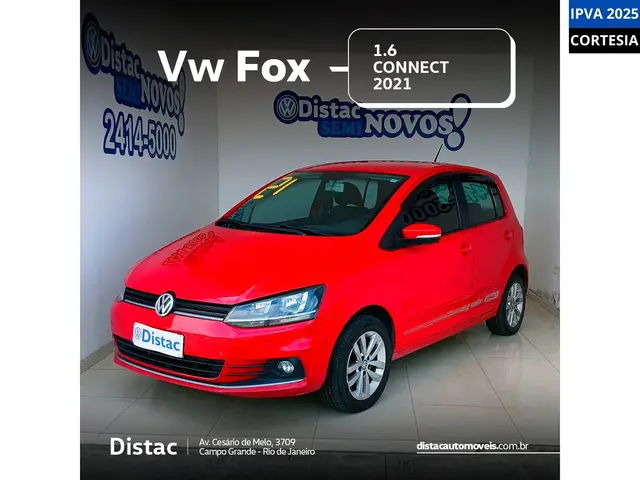 Carro Volkswagen Fox 2021 1.6 MSI Connect (Flex)