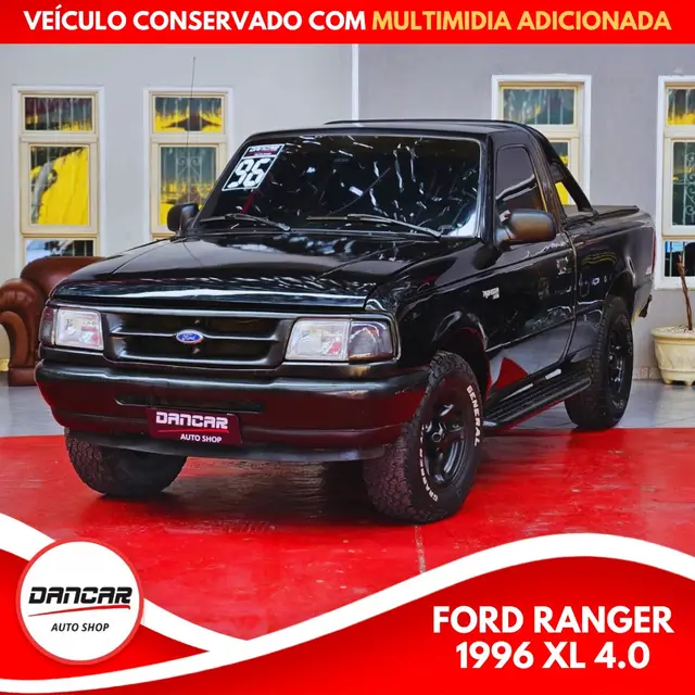 Carro Ford Ranger Cabine Simples 1996 Ranger XL 4x2 4.0 V6 12V (Cab Simples)