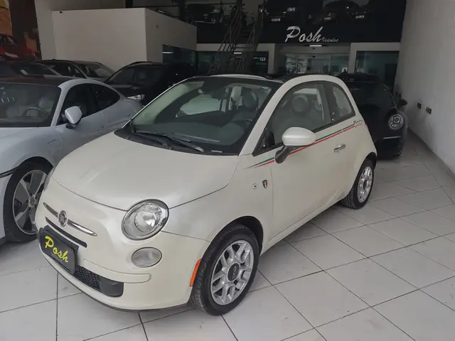 Carro Fiat 500 2014 Cabrio Dualogic 1.4 Evo (Flex)
