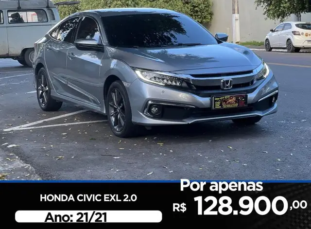 Carro Honda Civic 2021 EXL 2.0 i-VTEC CVT