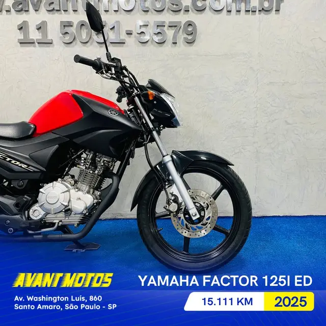 Moto Yamaha YBR 125i Factor 2025 UBS