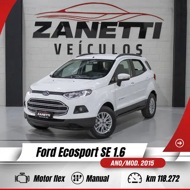 Carro Ford EcoSport 2015 Ecosport SE 1.6 16V (Flex)
