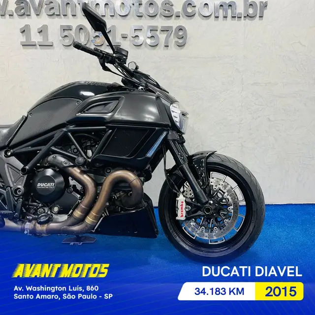 Moto Ducati Diavel 2015 1198 Dark