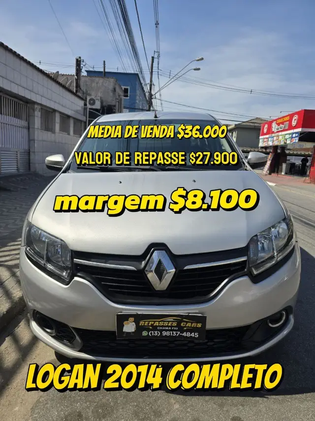 Carro Renault Logan 2014 Expression 1.0 16V (flex)