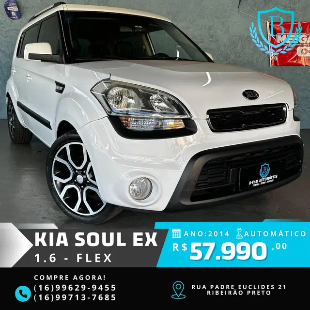 Carro Kia Soul 2014 EX 1.6 (Flex) (Aut) U174