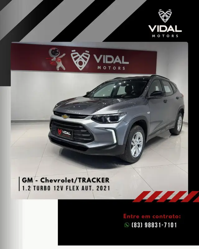 Carro Chevrolet Tracker 2021 1.2 Turbo (Aut) (Flex)