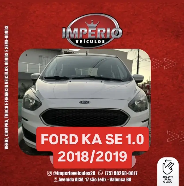Carro Ford Ka 2019 1.0 SE (Flex)