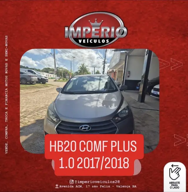 Carro Hyundai HB20 2018 1.0 Comfort (Flex)