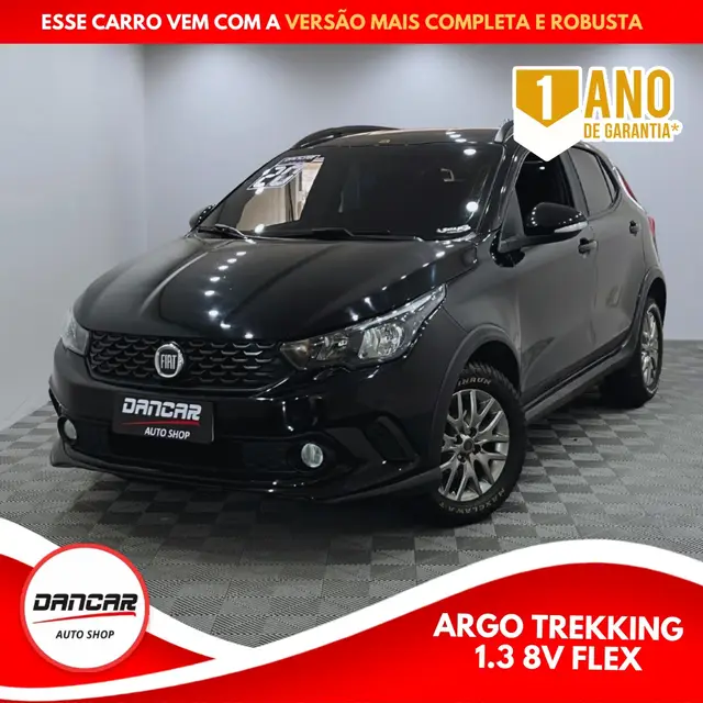 Carro Fiat Argo 2020 1.3 Trekking (Flex)
