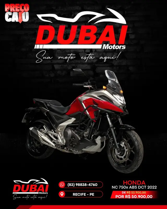 Moto Honda NC 750X 2022 ABS