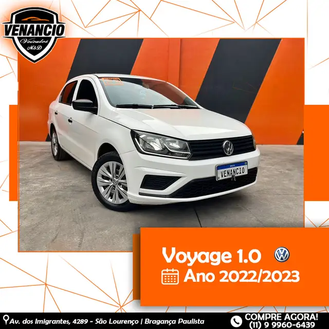 Carro Volkswagen Voyage 2023 1.0 MPI (Flex)