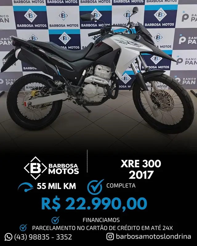 Moto Honda XRE 300 2017 (Flex)
