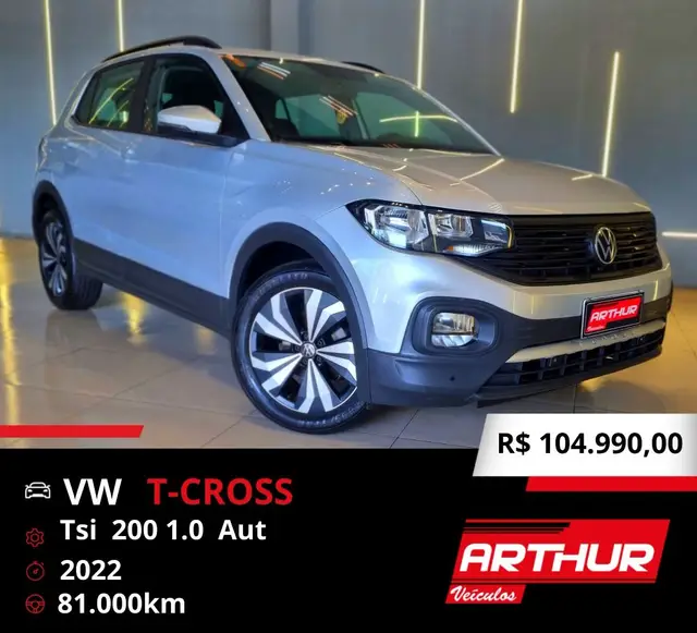 Carro Volkswagen T-Cross 2022 1.0 200 TSI Comfortline (Aut) (Flex)