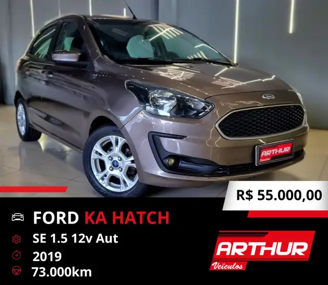 Carro Ford Ka 2019 1.0 SEL TiVCT Flex 5p
