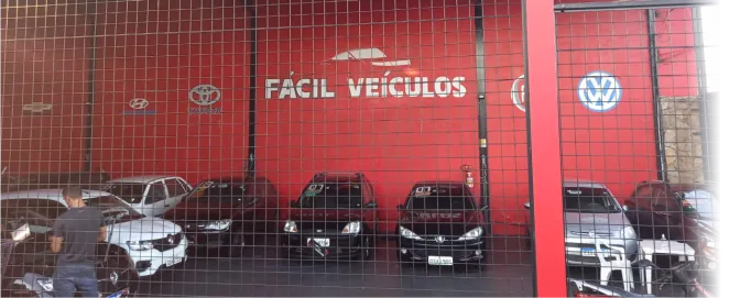 Fachada da loja  Fácil Veículos - São José do Rio Preto - SP