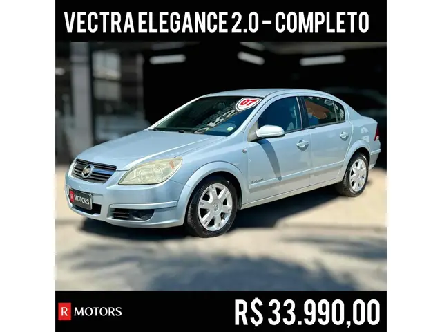 Carro Chevrolet Vectra 2007 Elegance 2.0 (Flex) (Aut)