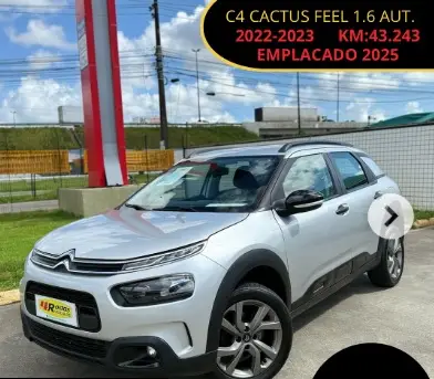 Carro Citroën C4 Cactus 2023 1.6 Feel (Aut) (Flex)