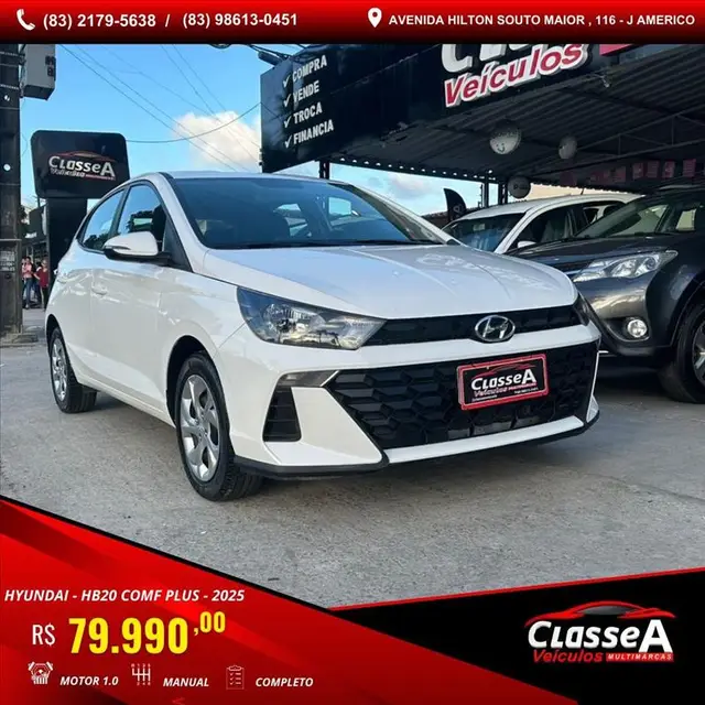 Carro Hyundai HB20S 2025 Comfort Plus 1.0