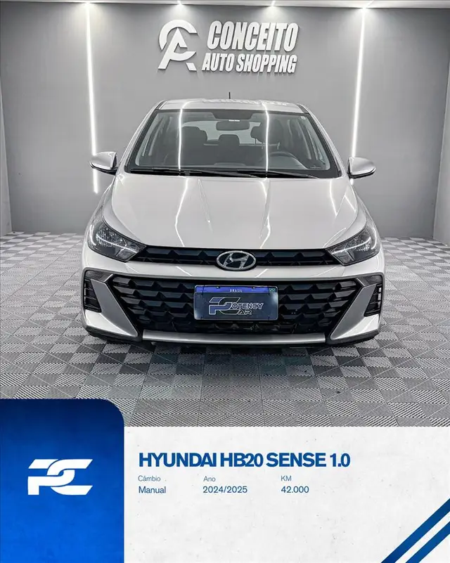 Carro Hyundai HB20 2025 Comfort 1.0 (Mec.)