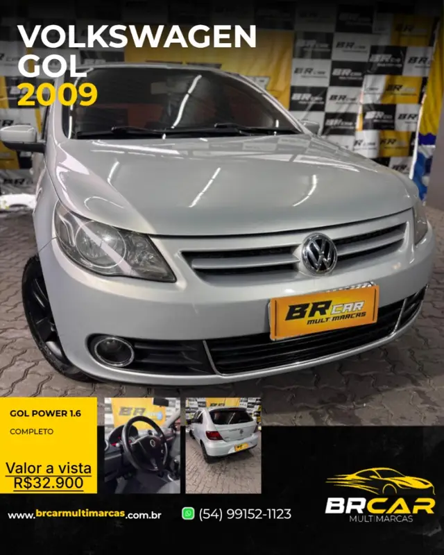 Carro Volkswagen Gol 2009 Power 1.6 (G5) (Flex)