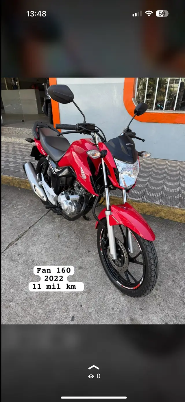 Moto Honda CG 160 2022 Fan