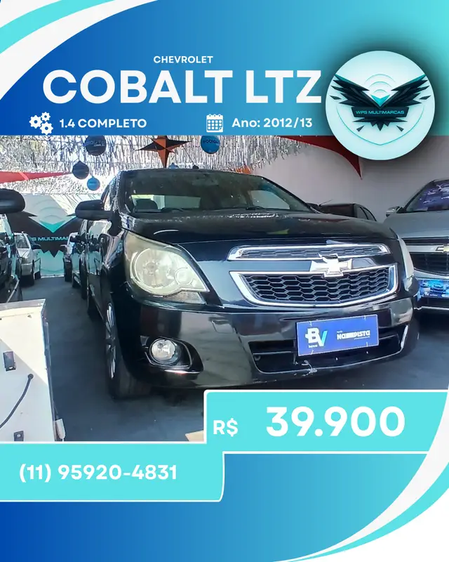 Carro Chevrolet Cobalt 2013 LTZ 1.4 8V (Flex)