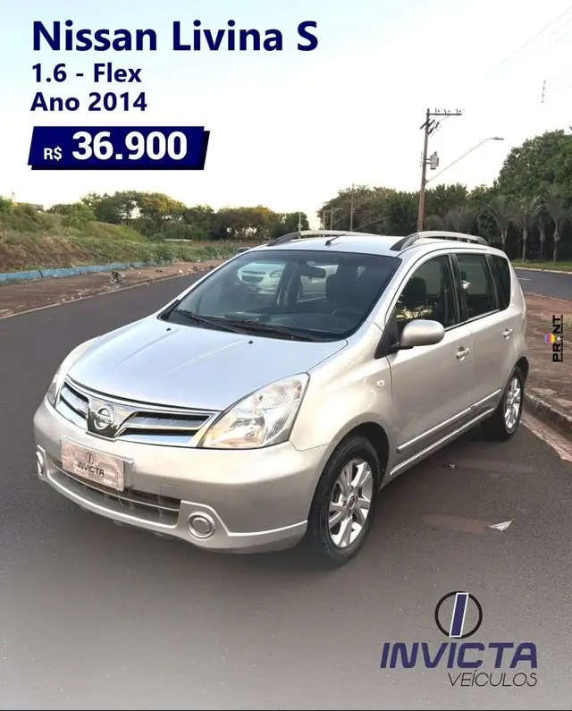 Carro Nissan Livina 2014 S 1.6 16V (flex)