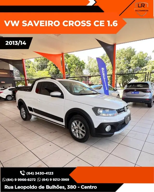 Carro Volkswagen Saveiro 2014 Cross 1.6 (Flex) (cab. estendida)