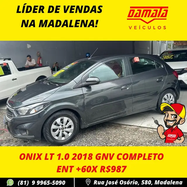 Carro Chevrolet Onix 2018 1.0 LT SPE/4